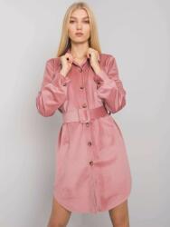  Rochie tip camasa roz