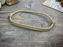 R. M. ékszer Gondoskodás barna paracord gyerek karkötő (18990RM)