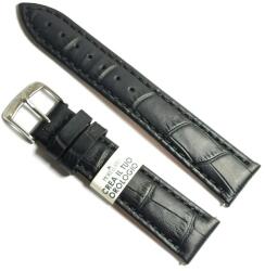 Morellato Curea de ceas Neagra din piele naturala Morellato Lady Bolle Alligatore Calf - 18mm (A01D5192480019CR)