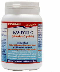 FAVISAN Favivit C - Vitamina C Pulvis Alcalina Favisan, 80g - putereaplantelor