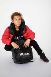Hugo gyerek hátizsák fekete, nagy, nyomott mintás - fekete Univerzális méret
