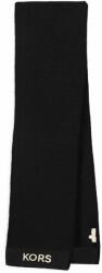 Michael Kors gyerek gyapjú keverék sál fekete, mintás - fekete 54/56 - answear - 15 990 Ft