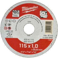 Milwaukee 115 mm 4932451475 Disc de taiere