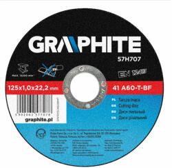 GRAPHITE 125 mm 57H707 Disc de taiere