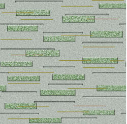 Tapet hârtie bucătărie Cornet verde/gri 10, 05x0, 53 m
