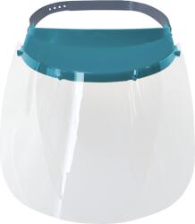 Vírusmaszk Fejpántos arcpajzs védőfóliával - 1 db - Türkizkék