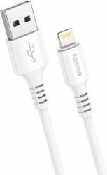 Foneng X85 USB-A apa - Lightning apa 2.0 Adat és töltőkábel - Fehér (1m) (X85 IPHONE)