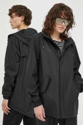 RAINS geacă de ploaie 18010 Fishtail Jacket culoarea negru, de tranziție 18010.01-01Black PPYX-KUU00K_99X