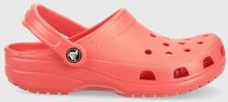 Crocs papuci Classic femei, culoarea roșu, 10001 PPYX-KLD0UD_33X