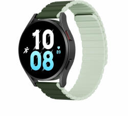 DuxDucis Curea silicon DuxDucis Magnetic LD compatibila cu Samsung Galaxy Watch 3 45mm/Gear S3 si Huawei Watch Ultimate/GT3 SE 46mm, 22mm, Verde (6934913026038)