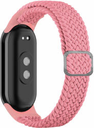 Curea textila Braided Fabric compatibila cu Xiaomi Mi Band 8 Pink (9145576279366)