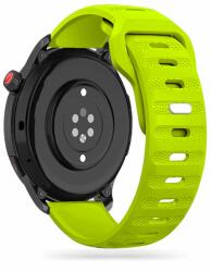 Huawei Watch GT / GT2 / GT2 Pro (42 mm) okosóra szíj - Tech- Protect IconBand Line - lime szilikon szíj (szíj szélesség: 20 mm)