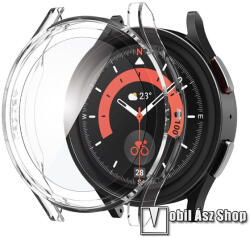 SPIGEN Huawei Galaxy Watch5 Pro (SM-R920/925F), Spigen Thin Fit okosóra műanyag védőtok, Keret, Átlátszó (ACS05400)
