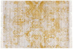 Beliani Sárga És Bézs Színű Szőnyeg 160 x 230 cm BOYALI
