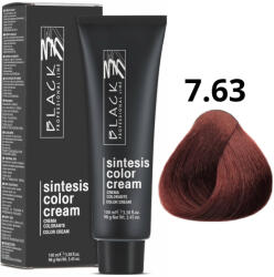 Black Professional Line Sintesis Color Cream - Tartós hajfesték 7.63 100ml