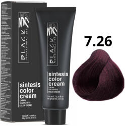 Black Professional Line Sintesis Color Cream - Tartós hajfesték 7.26 100ml