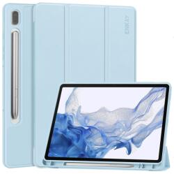 ENKAY Husa Flip ENKAY LEATHER pentru Samsung Galaxy Tab S9 albastra