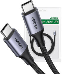 UGREEN 15311 2 x USB-C Kábel, 1m (szürke)