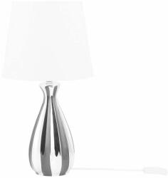 Beliani Fekete és ezüst kerámia asztali lámpa 52 cm VARDJA