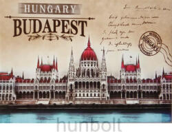  Budapest látványosságai hűtőmágnes 9x6, 5 cm - Parlament