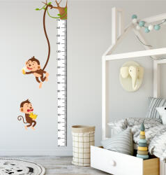 4 Decor Sticker decorativ - Masuratoare cu maimute Decoratiune camera copii