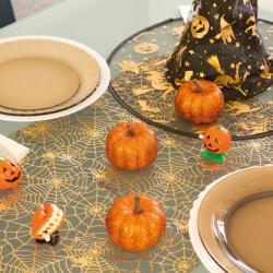 Family Halloween-i kétoldalú asztalterítő futó - pókháló mintás - 36 x 180 cm Family 58154 (58154)