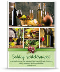 Ars Una születésnapi extra borítékos képeslap B boros-születésnapi 3899 (00383899)