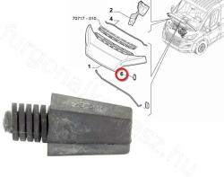 FIAT eredeti Motorháztető hézagoló gumibak CITROËN JUMPER III (06-) (1383332080)