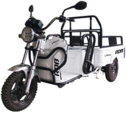 RDB Tricicleta electrica RDB L-KLASS2 fara permis, Certificat EEC, 1600W, 25 km h, autonomie 35-45 km, Rosu-Albastru-Verde (RDB L-KLASS 2)