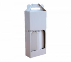 EUPACK Kft Boros doboz - 2 ablakos - 16x7, 5x36, 5 cm Barna-Barna mikrohullám