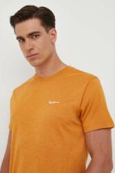 Pepe Jeans t-shirt Nouvel narancssárga, férfi, sima - narancssárga L