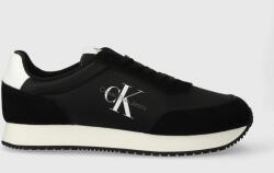 Calvin Klein Jeans sportcipő RETRO RUNNER SU-NY MONO fekete, YM0YM00746 - fekete Férfi 45 - answear - 37 990 Ft