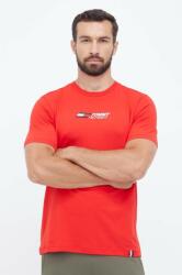 Tommy Hilfiger t-shirt piros, férfi, nyomott mintás - piros S