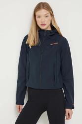 Superdry rövid kabát női, sötétkék, átmeneti - sötétkék L - answear - 24 990 Ft