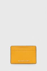 MICHAEL Michael Kors bőr kártya tok sárga - sárga Univerzális méret