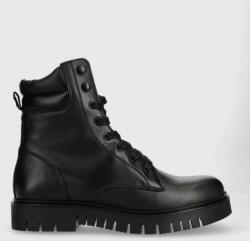 Tommy Jeans bakancs TJW LACE UP BOOT fekete, női, platformos, EN0EN02314 - fekete Női 36