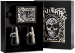 Amuerte Coca Leaf Gin - Black Edition 43% 0,7 l - 2 pohárral, díszdobozban