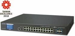 PLANET L2+/L4 24-Port 10/100/1000T Gestionate L3 Gigabit Ethernet (10/100/1000) 1.25U Negru (GS-5220-24T4XVR)