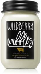 Milkhouse Candle . Farmhouse Wildberry Waffles illatgyertya Mason Jar 369 g