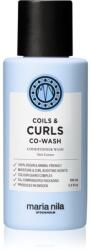 Maria Nila Coils & Curls Co-Wash sampon si balsam pentru par ondulat si cret 100 ml