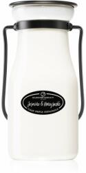Milkhouse Candle . Creamery Jasmine & Honeysuckle illatgyertya Milkbottle 227 g