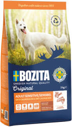 Bozita 3kg Bozita Original Adult Sensitive bőr & szőrzet száraz kutyatáp