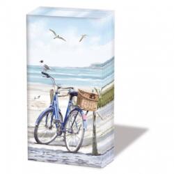 Ambiente Bike at the beach papírzsebkendő 10db-os - szep-otthon