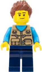 LEGO® cty1261 - LEGO minifigura kempingező sötét krémszínű mellényben (cty1261)