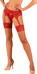 Obsessive Lacelove Stockings Red XL/XXL
