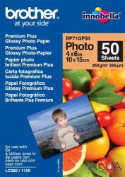 Brother Innobella Premium Plus 260g 10x15cm 50db Fényes Fotópapír BP71GP50 (BP71GP50)