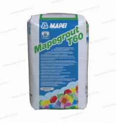 Mapei Mapegrout T60 25kg Szálerősítésű, szulfát-álló állékony tixotróp betonjavító habarcs 134825 (134825)