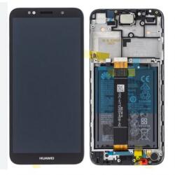 Huawei Y5 2018, Y5 Prime 2018, Honor 7s LCD Kijelző+Érintőüveg+Előlap Keret+Akkumulátor, Fekete (02352CQV, 02351XHU) Service Pack