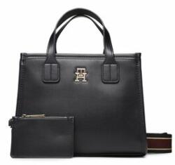 Tommy Hilfiger Geantă Th City Summer Mini Tote AW0AW14875 Bleumarin