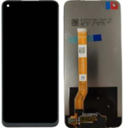 Oppo 4130058 Gyári Oppo A96 Fekete LCD kijelző érintővel kerettel előlap (4130058)